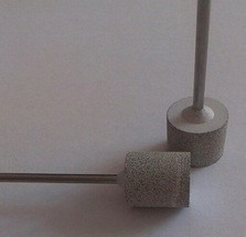 Гумка полірувальна з тримачем (біла, товста)