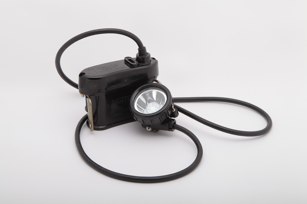 Шахтерский фонарь коногонка, светильник шахтный, рудничный особовзрывобезопасный головной аккумуляторный СВГ6 - фото 3 - id-p504974031