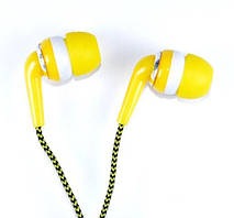 Жовті вставні навушники вкладиші Awmax AX-470