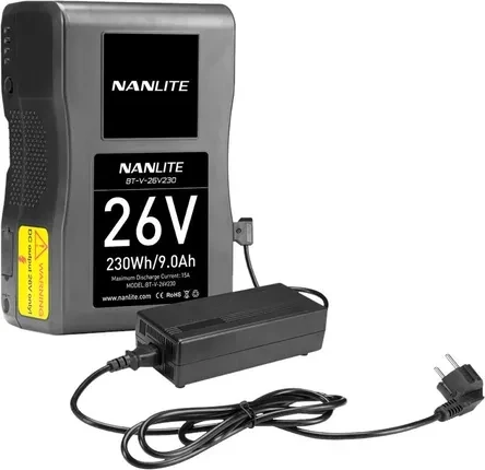 Кріплення для камери Nanlite V-MOUNT 26V 230WH, фото 1