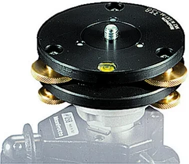 Кріплення для камери Manfrotto MN338 adapter precyzyjnego poziomowania, фото 1