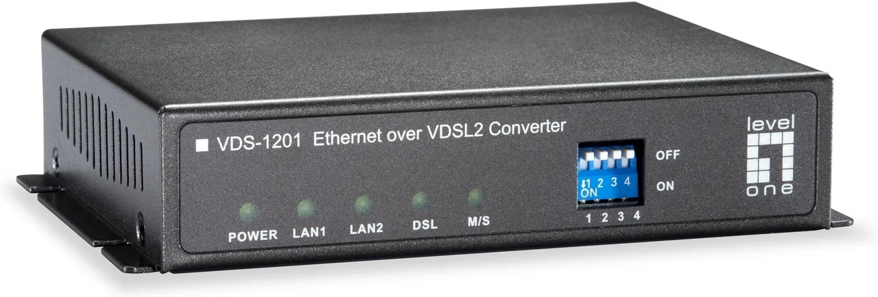 LVD Кодер-декодер LevelOne VDS1201 Ethernet over VDSL2, фото 1