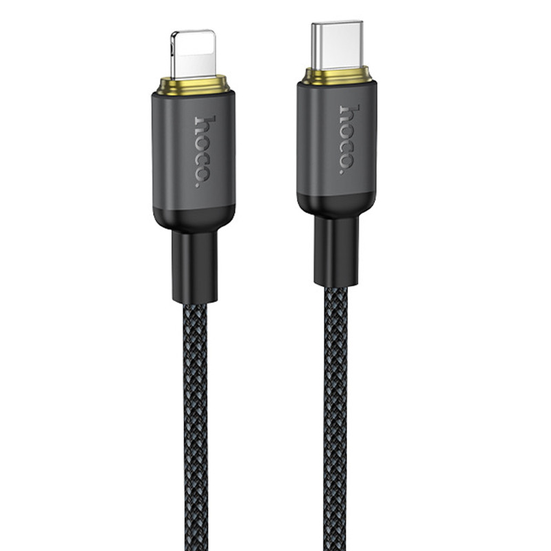 Дата кабель Hoco X128 Benefit Type-C to Lightning 30W (1m) Black " PTR", фото 1