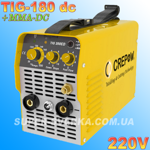 Аргонове зварювання CrepoW TIG-180ED