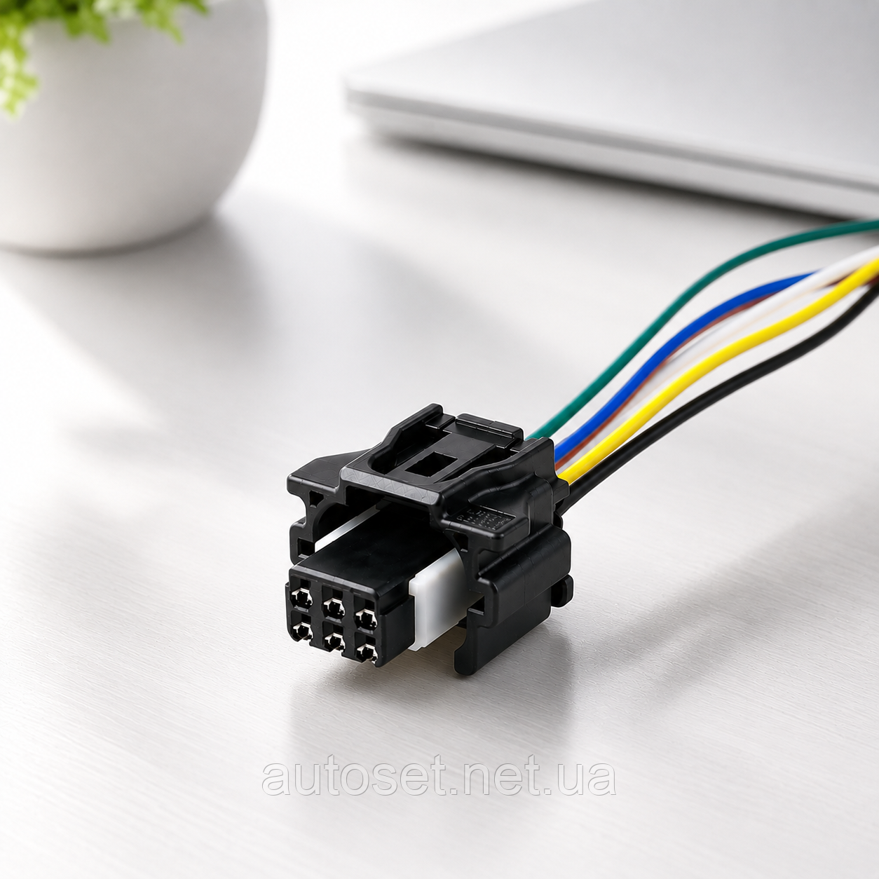 Роз'єм (фішка) камери 6 pin середня напрямна Lexus NX Лексус НХ 2014-2024 89341-33220, фото 1