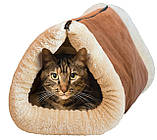 Лежак-ліжко будиночок для кішки 2 in 1 Kitty Shack