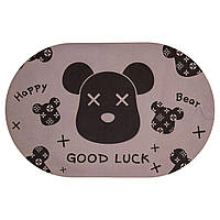 Диатомитовый овальный коврик Good Luck 38×58 (см) влаговпитывающий HP-42-56