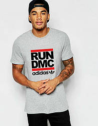 Чоловіча футболка Adidas, чоловіча футболка Адідас, спортивна, брендовий, бавовна, сіра, всі розміри S
