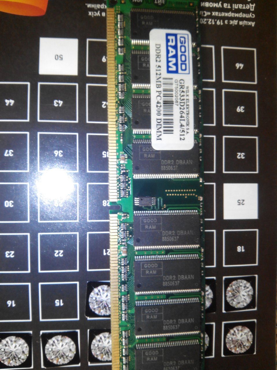 Память DDR2 512Mb (533Mhz/667Mhz /800Mhz) бу