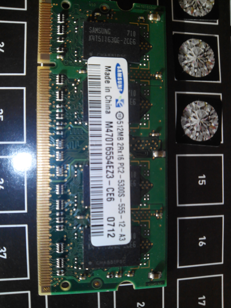 Пам'ять SO-DIMM DDR2 512