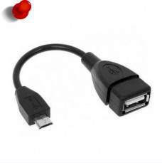 Адаптер USB OTG Micro USB для подключения мобильных устройств и различных аксессуаров