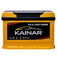 Автомобільний акумулятор 77Ah KAINAR (+/-) EN750 278x175x190