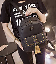 Міський рюкзак із палітурками та пензликом, фото 3