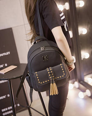 Міський рюкзак із палітурками та пензликом, фото 2