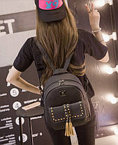 Міський рюкзак із палітурками та пензликом, фото 4