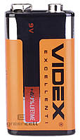 Батарейка Videx 6F22/9V (Крона) 1pcs SHRINK