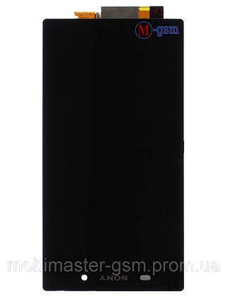 LCD-модуль Sony Xperia Z1 C6902, C6903, C6906, C6943 чорний, фото 2