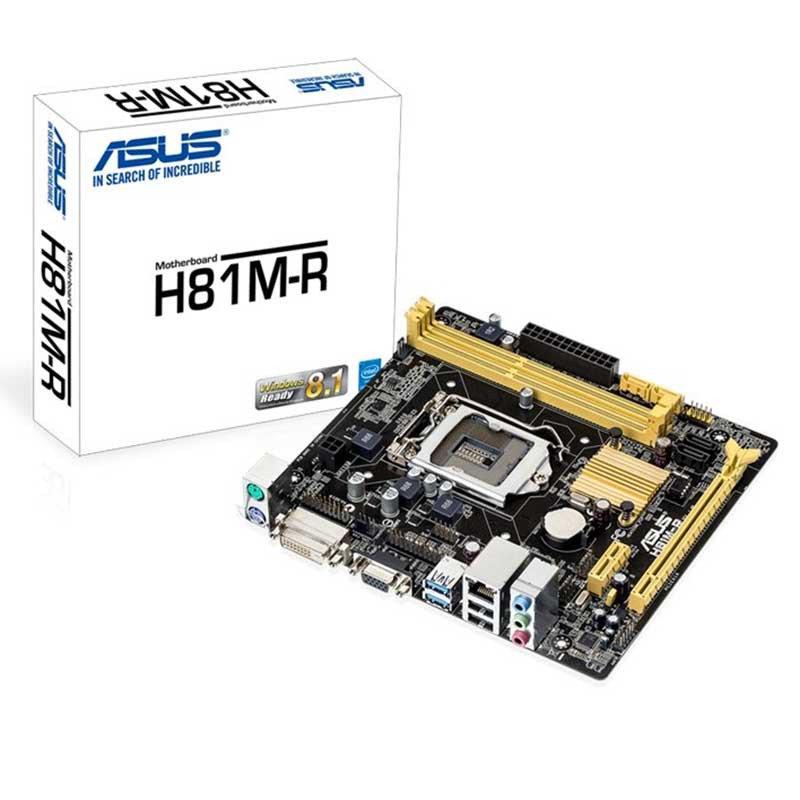 Материнська плата Asus Socket1150 H81M-R/C/SI mATX