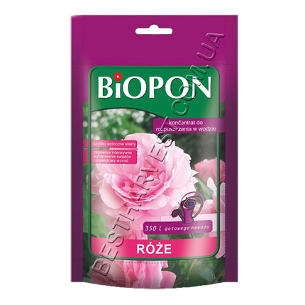 Добриво «Биопон» (Biopon) для троянд 350 г кристалічна, оригінал, фото 1