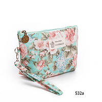 Косметичка женская для сумки NATURAL STYLE Hand Made с цветочным принтом 532а 21*13*6,5 см