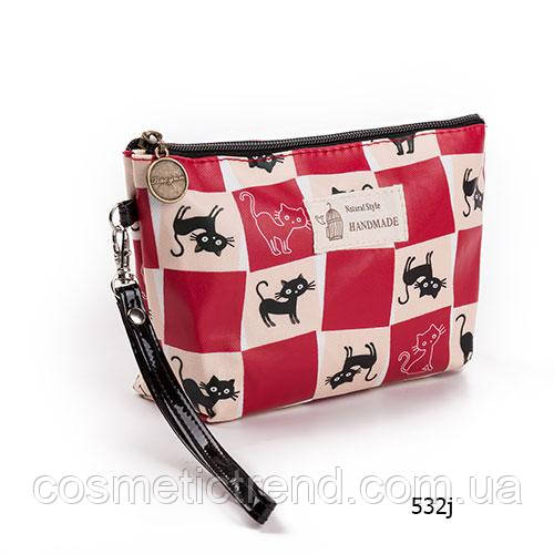 Косметичка жіноча для сумки NATURAL STYLE Hand Made з принтом 532j 21*13*6,5 см