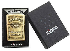 Зажигалка ZIPPO 254 BJD428 JACK DANIEL`S — BRASS EMBLEM, фото 2