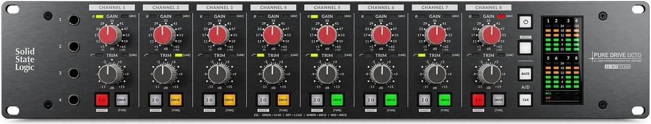 Solid State Logic Предвусилитель SSL Pure Drive Octo микрофонный 8-канальный, фото 1