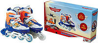 Роликовые коньки Disney Planes М (33-37) c металлической рамой (RS0104)