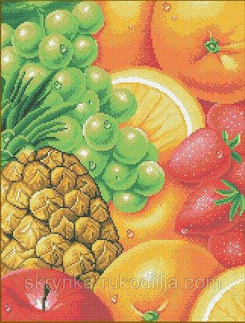 Схема на тканині для вишивки бісером Екзотичний натюрморт СКВ-97 Княгиня Ольга