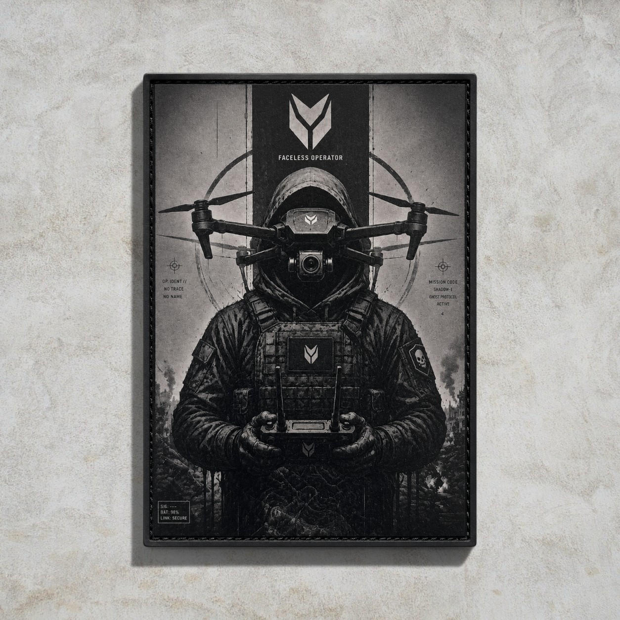 Faceless operator патч / шеврон, фото 1