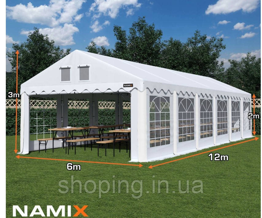 Павільйон BASIC 6 x 12 m PVC закритий Польща, фото 1