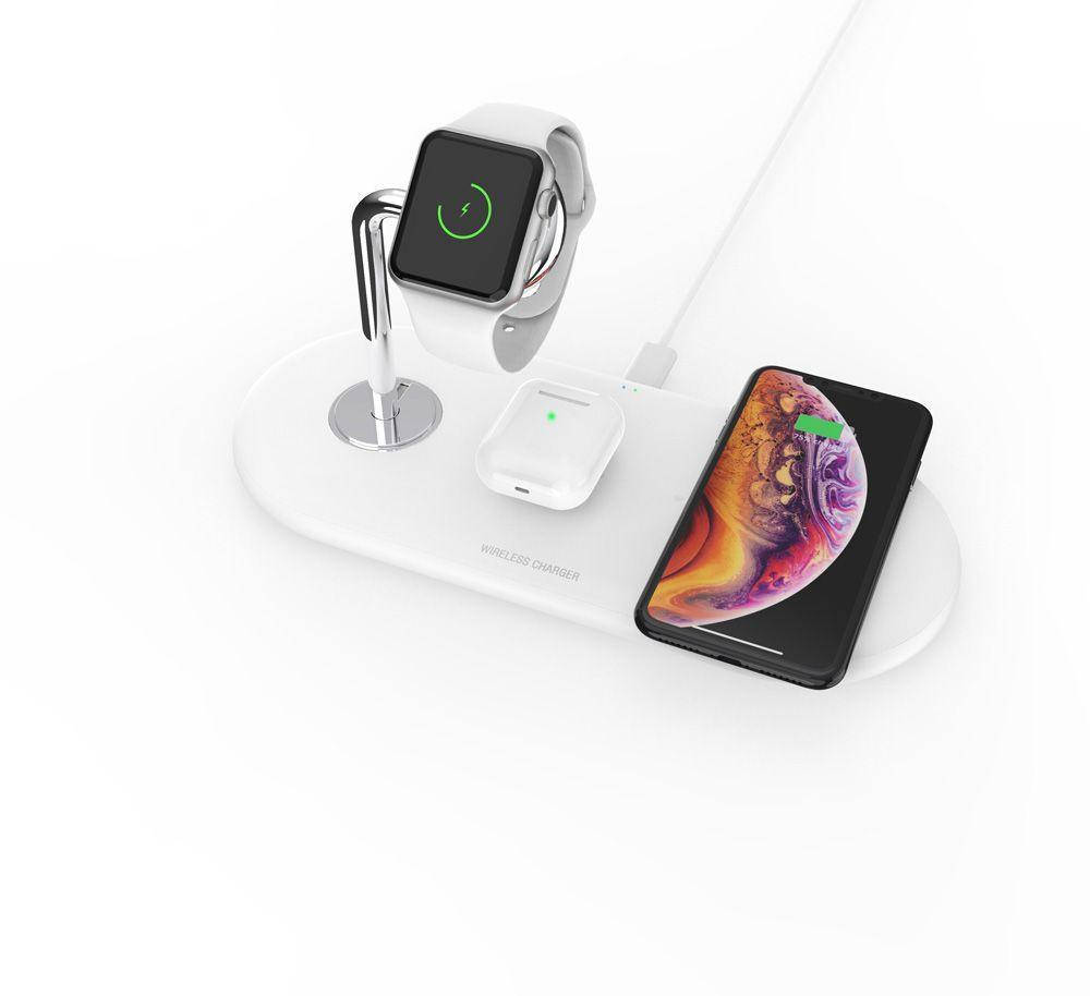 

Станция для беспроводной зарядки Mr.Top 3 в 1 Wireless Charging Pad Qi 10W