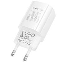 СЗУ Borofone BA103A Pudding PD20W (1USB-C) White