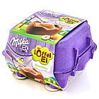 Шоколадні яєчка в лотку Milka «Löffel Ei Haselnuss» c горіховим мусом, 144 р., фото 4