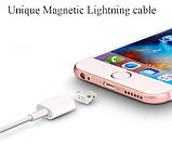 Магнітний кабель для заряджання Android-пристроїв (для Android,шнур iPhone, кабель для iPhone), фото 5