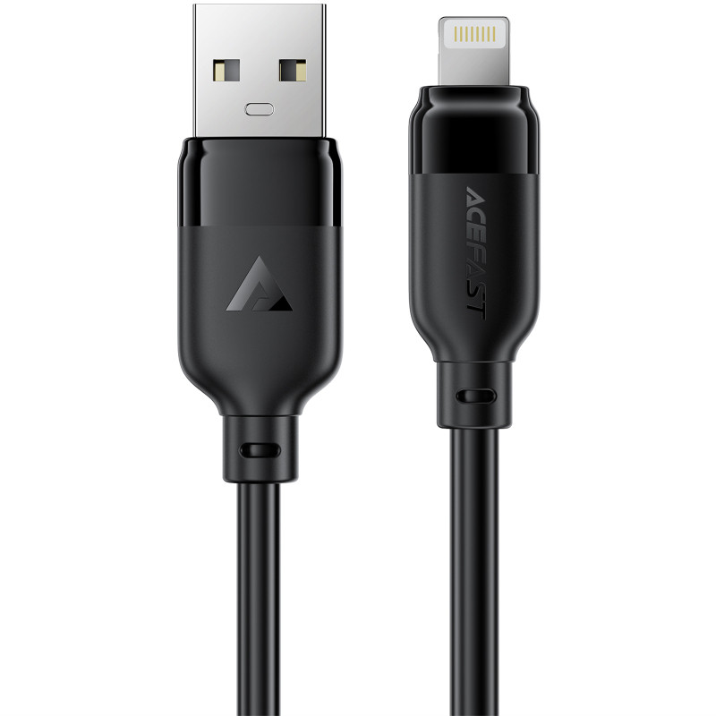 Дата кабель Acefast C16-06 USB to Lightning 2.4A (2m) Black " PTR", фото 1