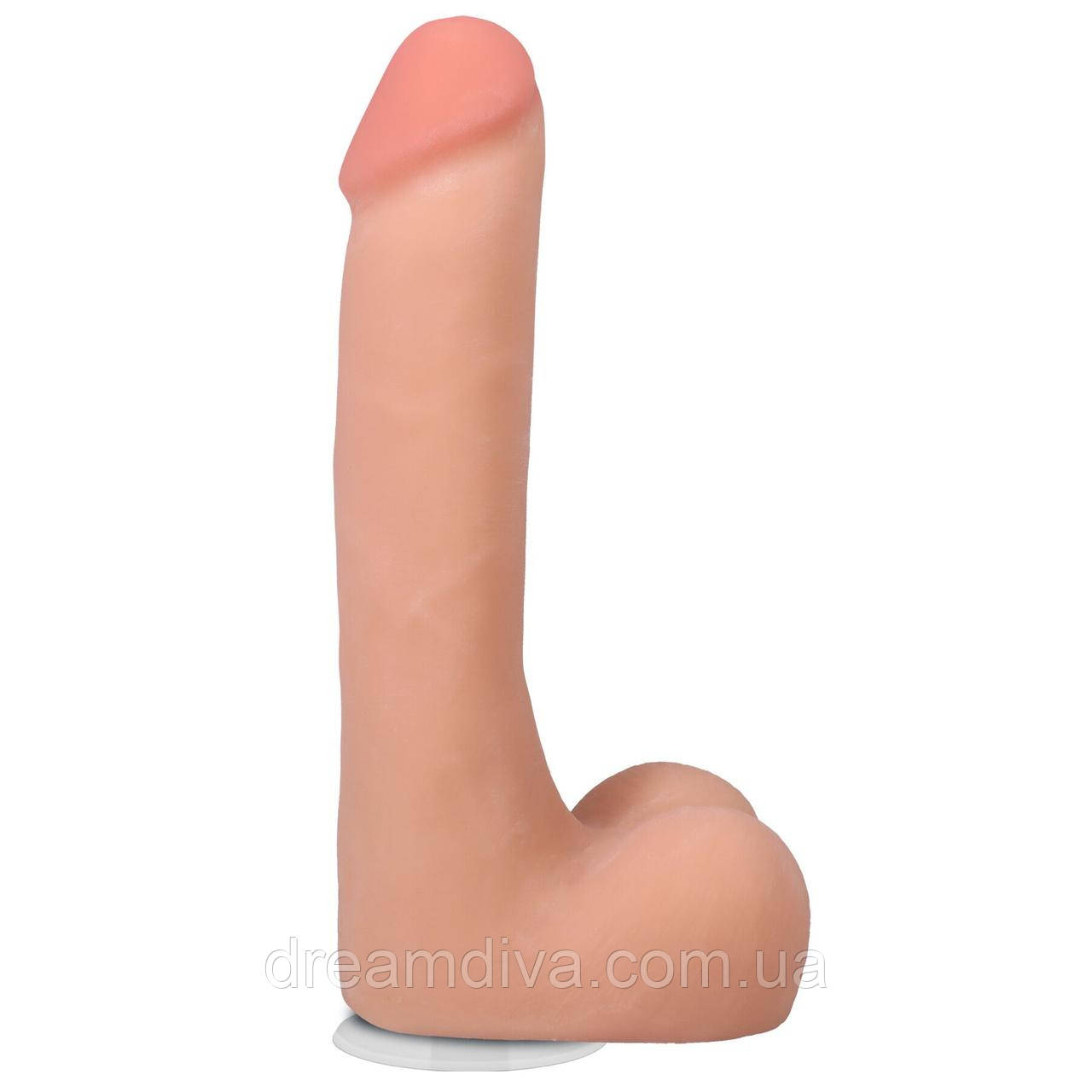Фаллоимитатор Doc Johnson The Realistic Cock ULTRASKYN - 9 Inch with Balls Vanilla, фото 1