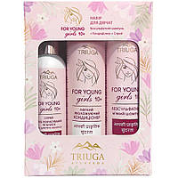 Набор косметики Triuga Ayurveda For Young Girls Шампунь 250 мл + Бальзам 250 мл + Спрей 200 мл (4820164642061) m