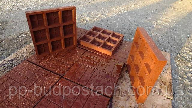 виготовлення тротуарної плитки в домашніх умовах