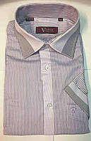Рубашка мужская короткий рукав Versa-2 полоска