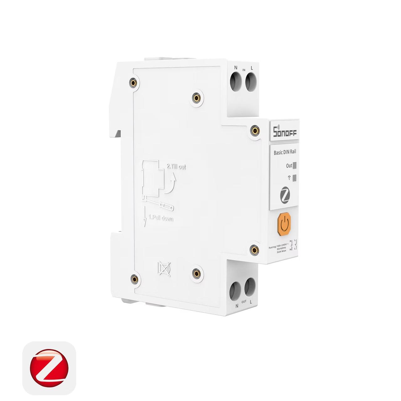 SONOFF Basic DIN Rail Zigbee Smart Switch | BASIC-ZB1GSP, фото 1