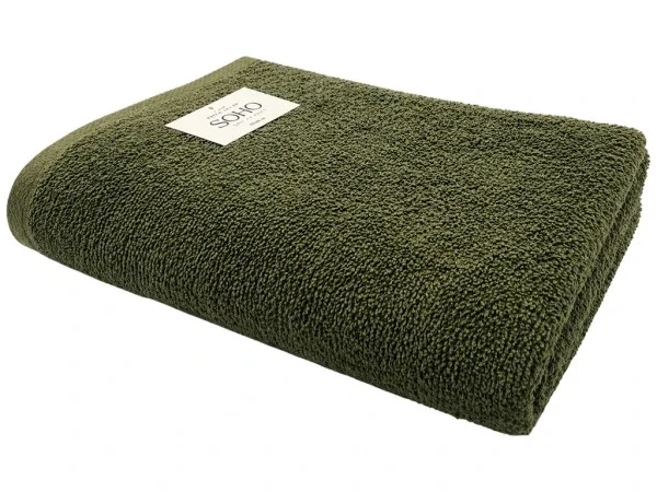 Рушник SOHO Basic Olive 100% бавовна, 30x50 см, фото 1