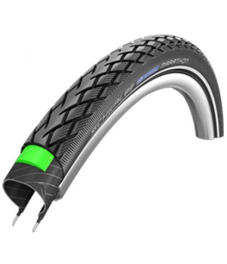 Покрышка 26"x1.75" (47x559) Schwalbe MARATHON HS420 Green Guard B+RT EC 67EPI 31B