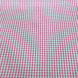 Коттон зрочковий у дрібну рожеву карту, фото 2