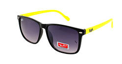 Сонячні окуляри з жовтими дужками Ray Ban
