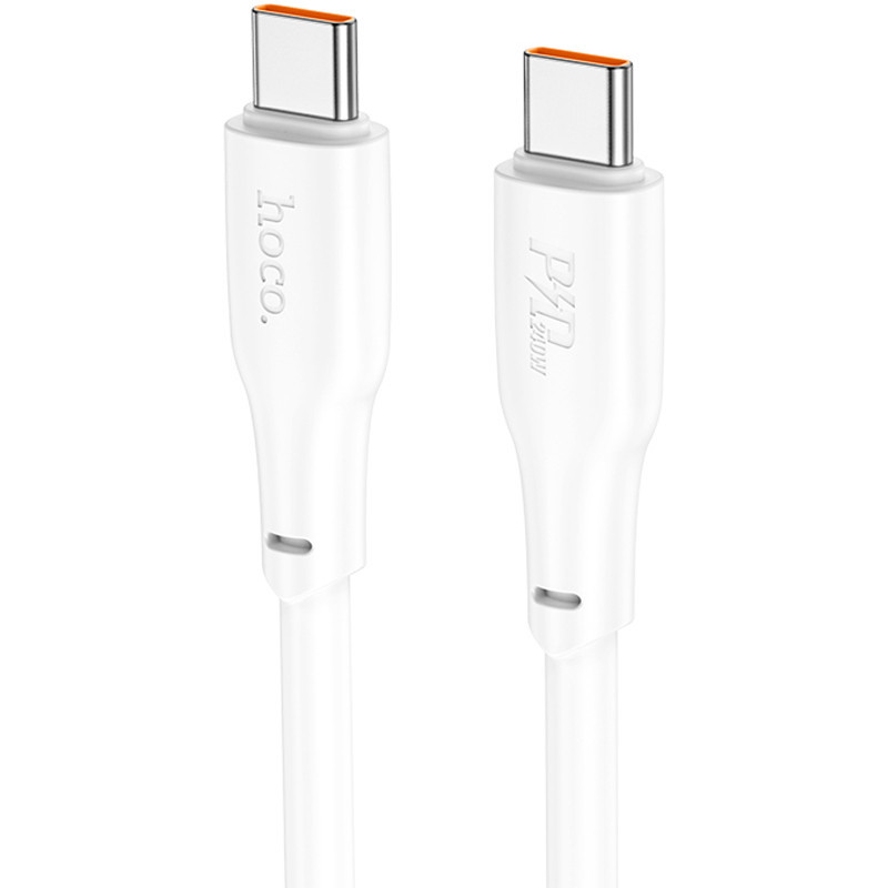 Дата кабель Hoco X93 Force Type-C to Type-C 60W (1m) White, фото 1