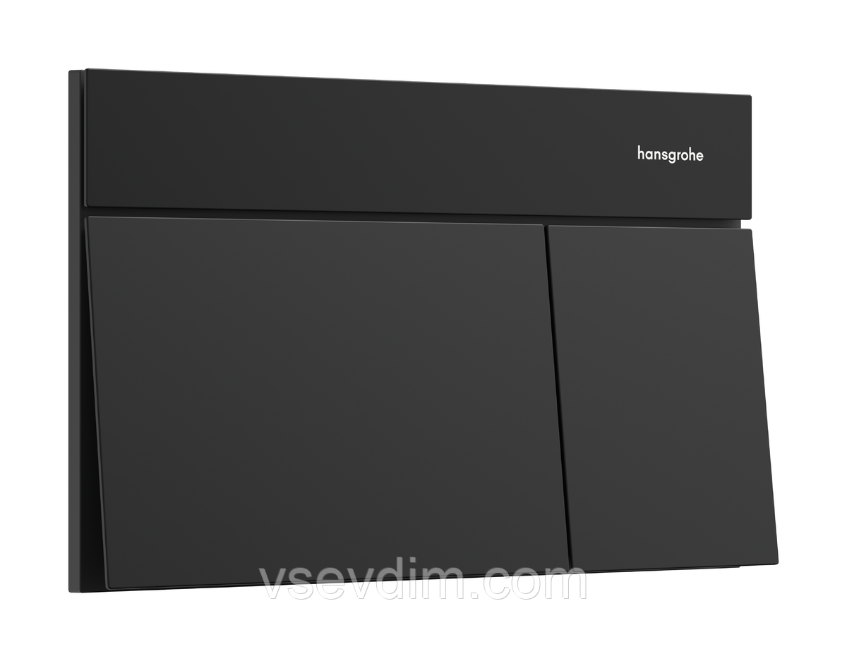 IFRAME ELEMENT E смываемая клавиша, черный матовый, фото 1