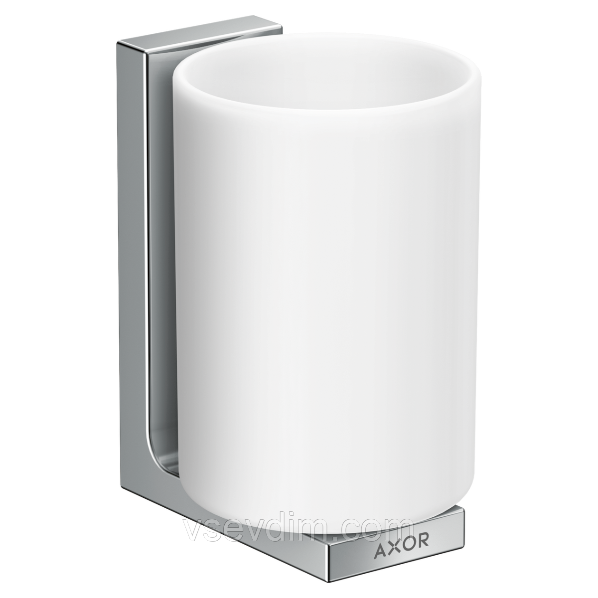 AXOR UNIVERSAL RECTANGULAR стакан подвесной, хром, фото 1