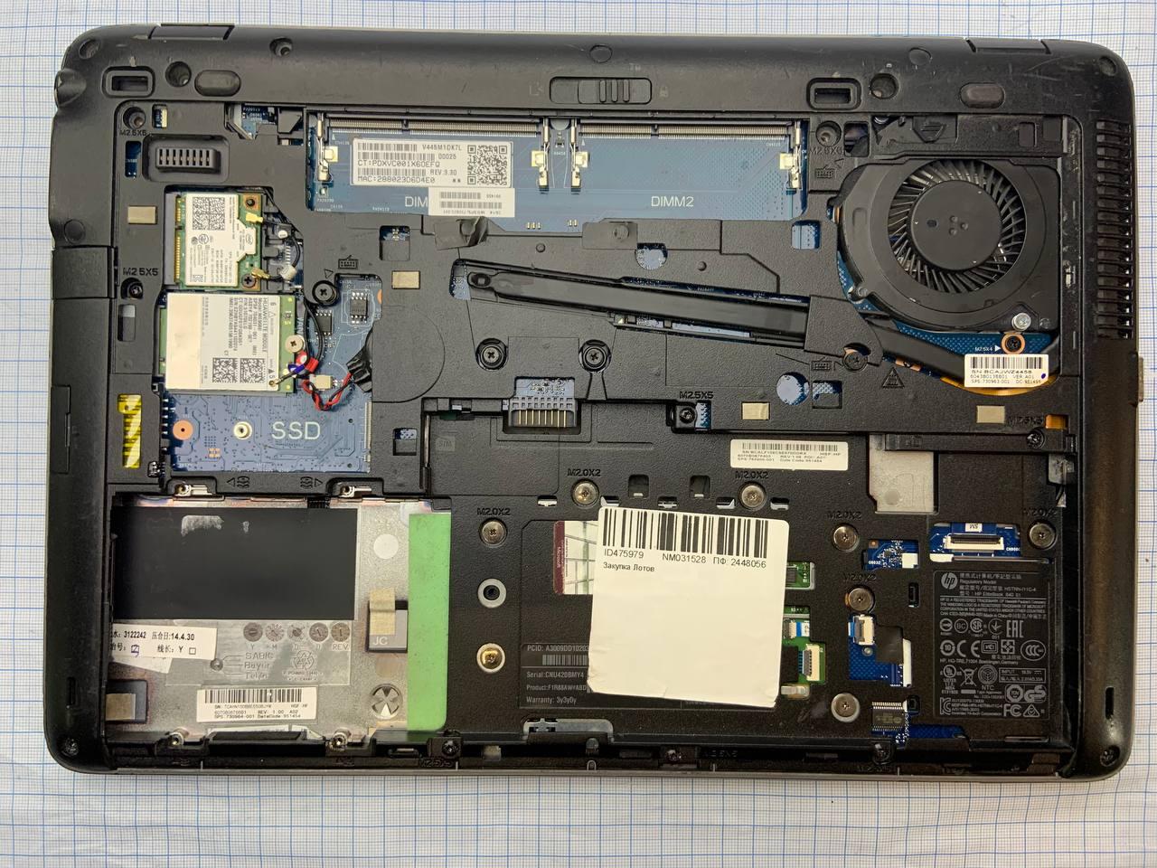 LAN не працює! Материнська плата HP EliteBook 840 G1 850 G1 (6050A2560201-MB) (i5-4300U, UMA, 2xDDR3L) бв