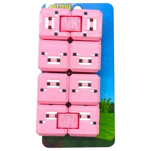 Fidget Infinity Cube Minecraft Pig / Вічний Кубик Майн Свиня, фото 1